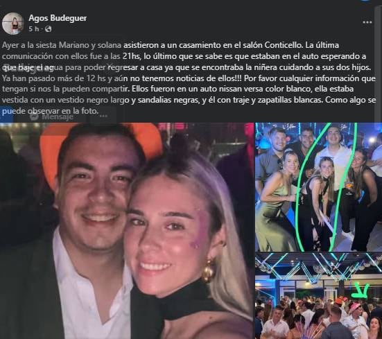 Regresaban de un casamiento y murieron en medio de un temporal