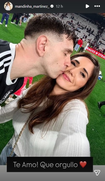“¿Quéres que cortemos los caños?”: el desopilante momento de Dibu Martínez con su familia tras el título con Aston Villa 7 Mandinha Martínez se mostró orgullosa por el logro del futbolista