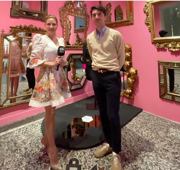 Fabiola Yañez, trabajando ya para OK Diario, en una imagen que publicó en Instagram