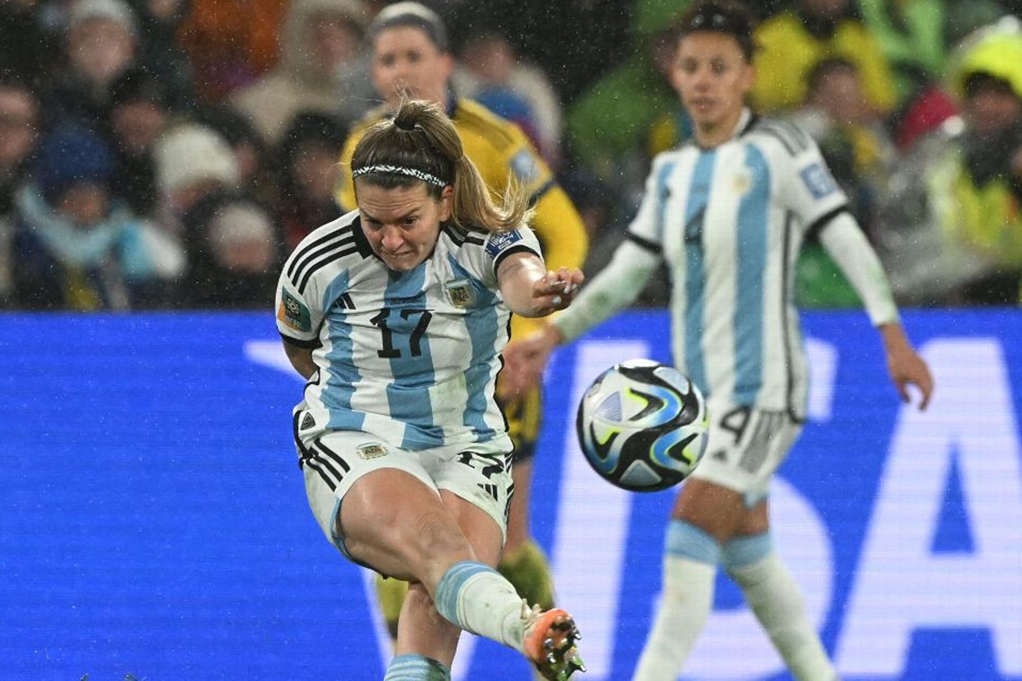 Camila Gómez Ares en acción, durante el Mundial femenino de 2023
