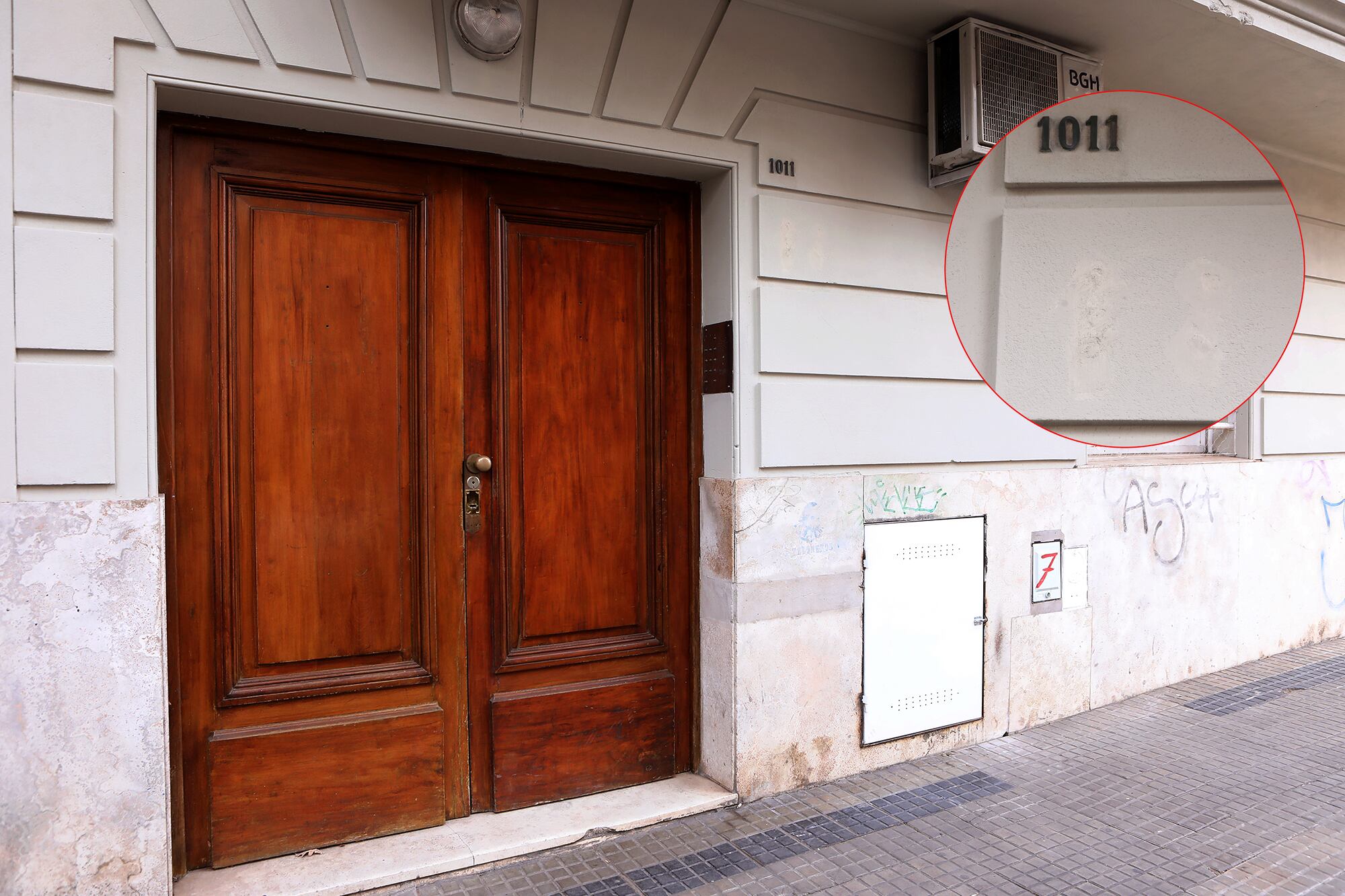 La placa que identificaba la casa donde vivió el pintor ya no está