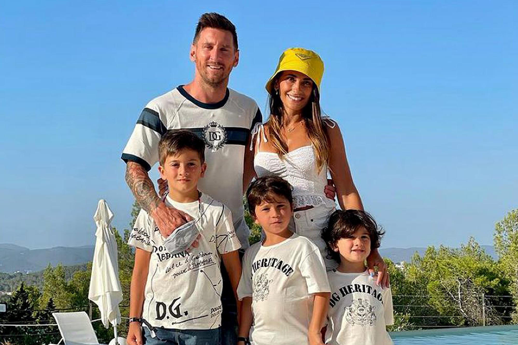 Antonela Roccuzzo y Lionel Messi son padres de Thiago, Mateo y Ciro
