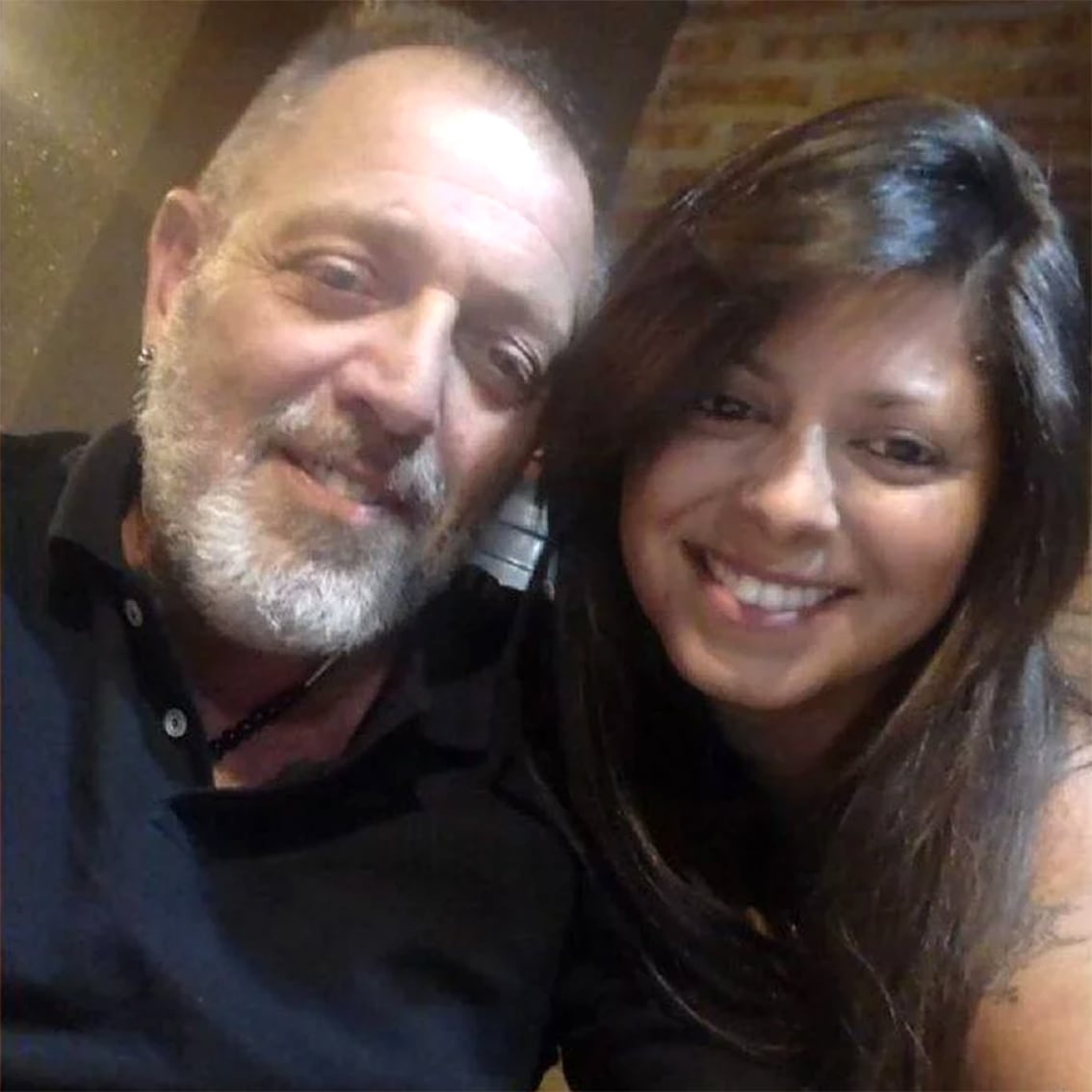 Solange Musse y su padre