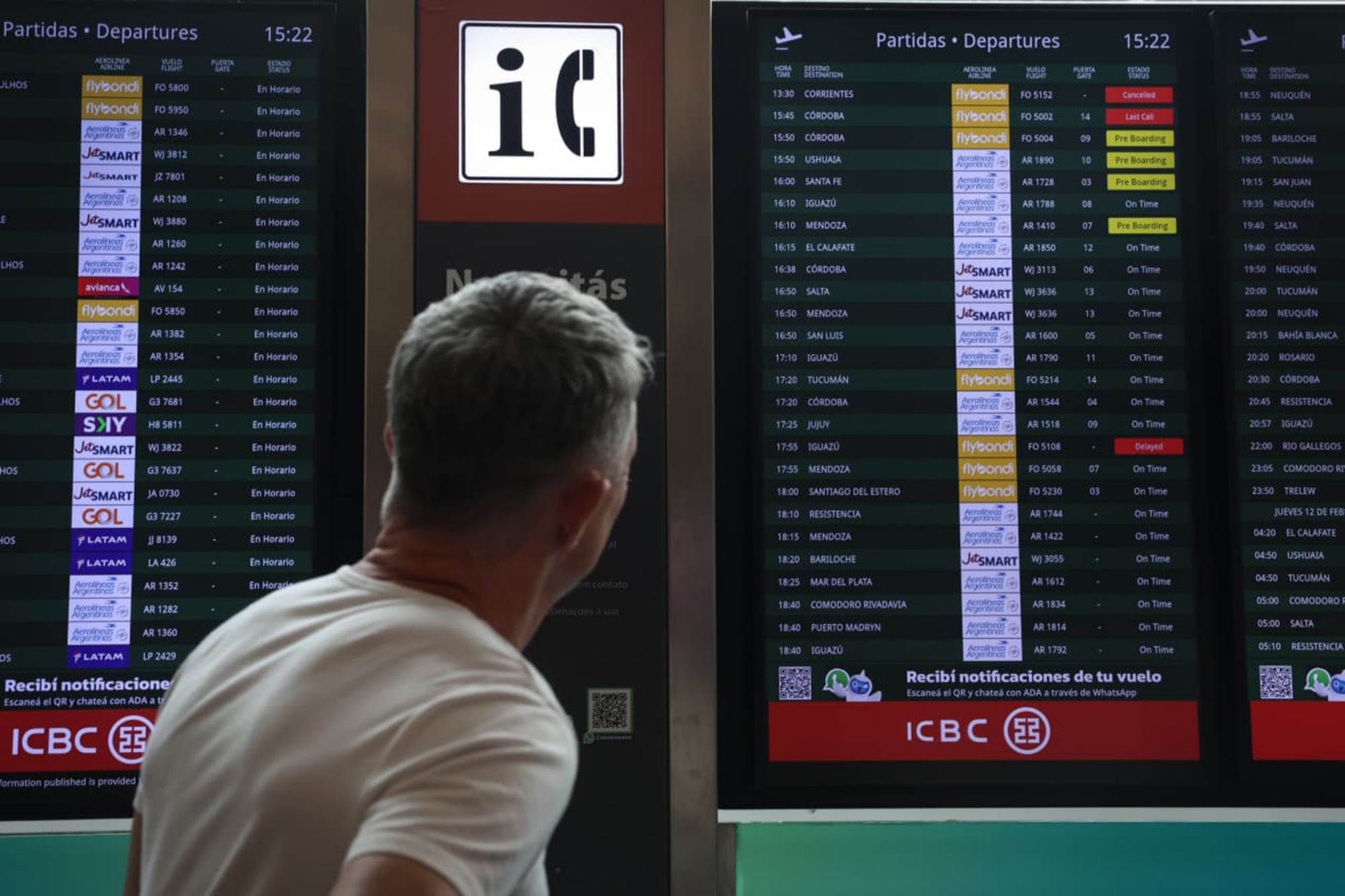 El paro nacional ATE afecta a la administración pública y los vuelos de este martes