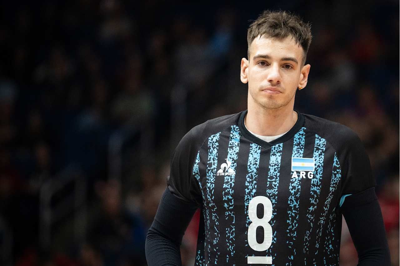 Agustín Loser es uno de los referentes de la selección argentina de vóleibol