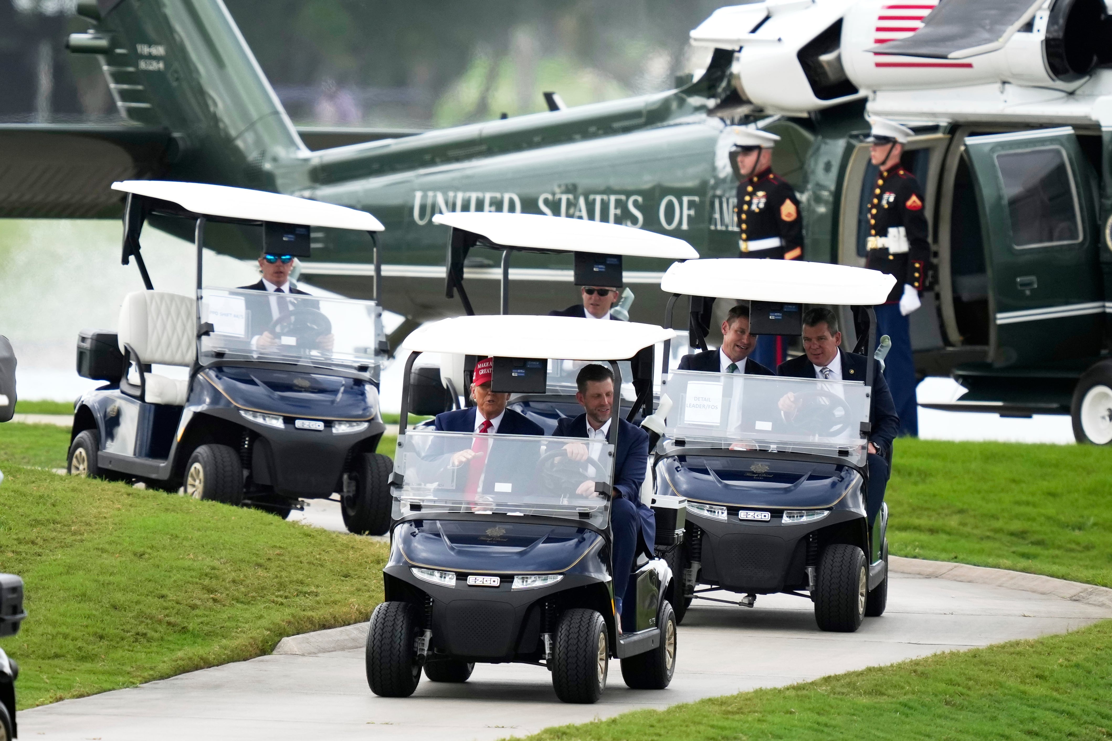 Ocurrió una detención cerca del Trump National Golf Club