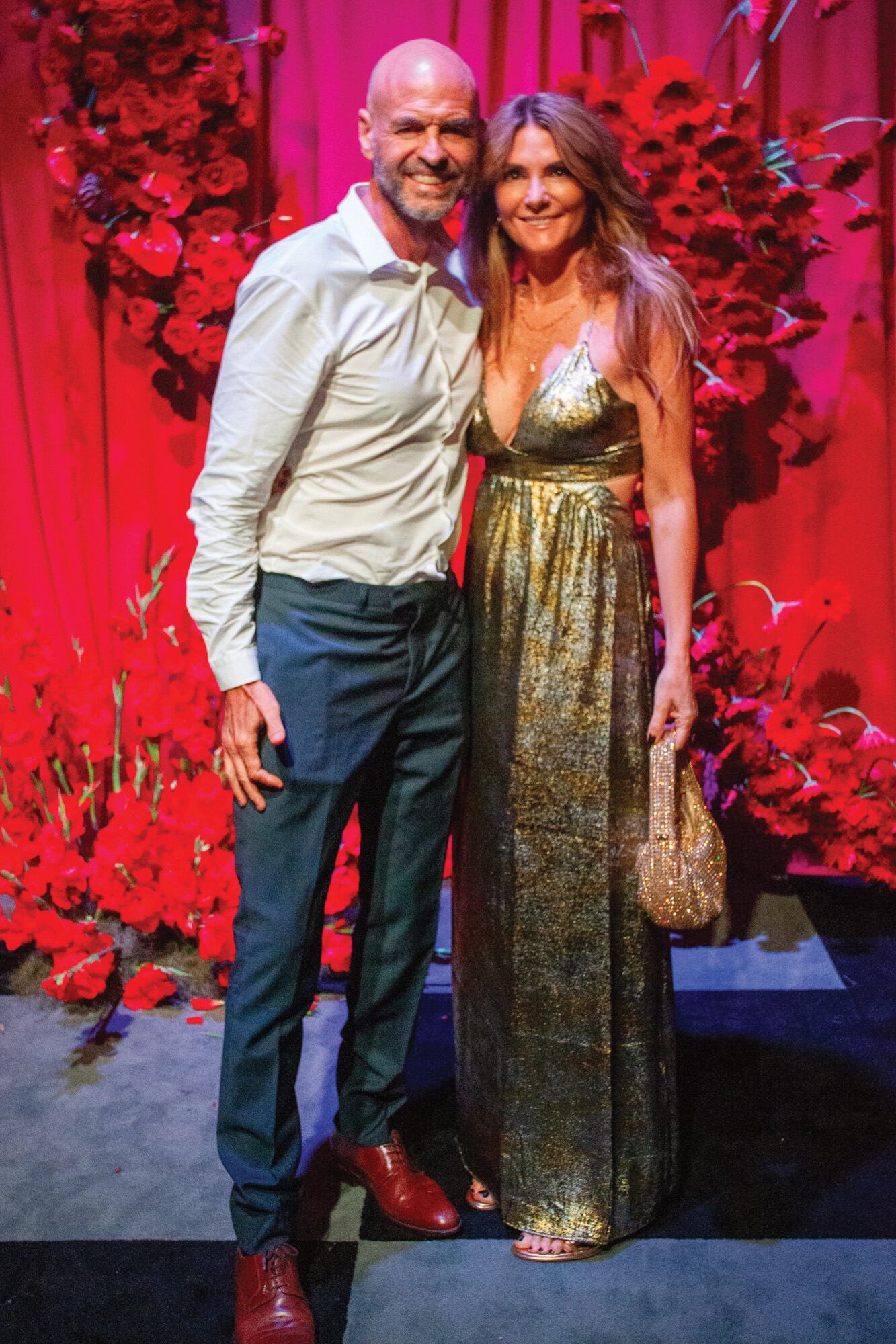 Guillermo Dietrich, ex ministro de Transporte, con su mujer, Javiera Álvarez Echagüe.