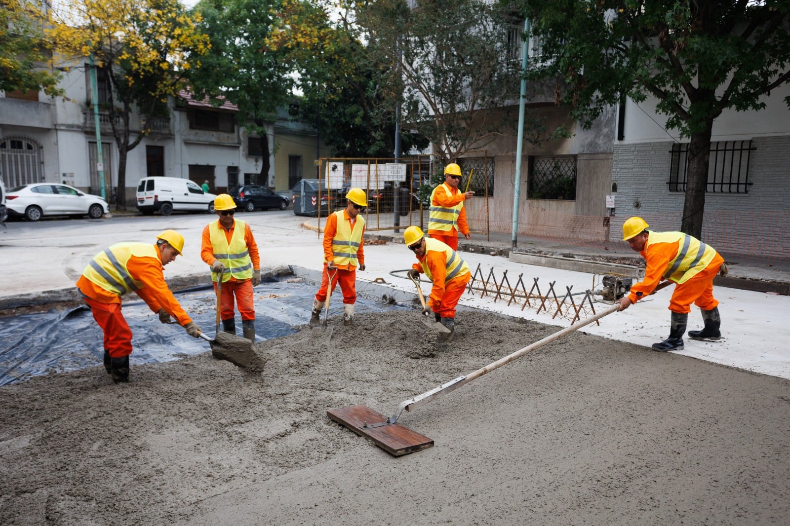 Las obras son para la traza del nuevo Trambus (Foto: Prensa GCBA)