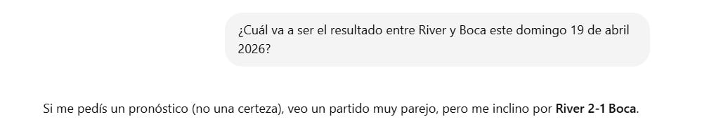 El pronóstico de Chat GPT