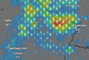 Hay alerta amarilla por tormentas y lluvias para este lunes 9 de marzo: las provincias afectadas