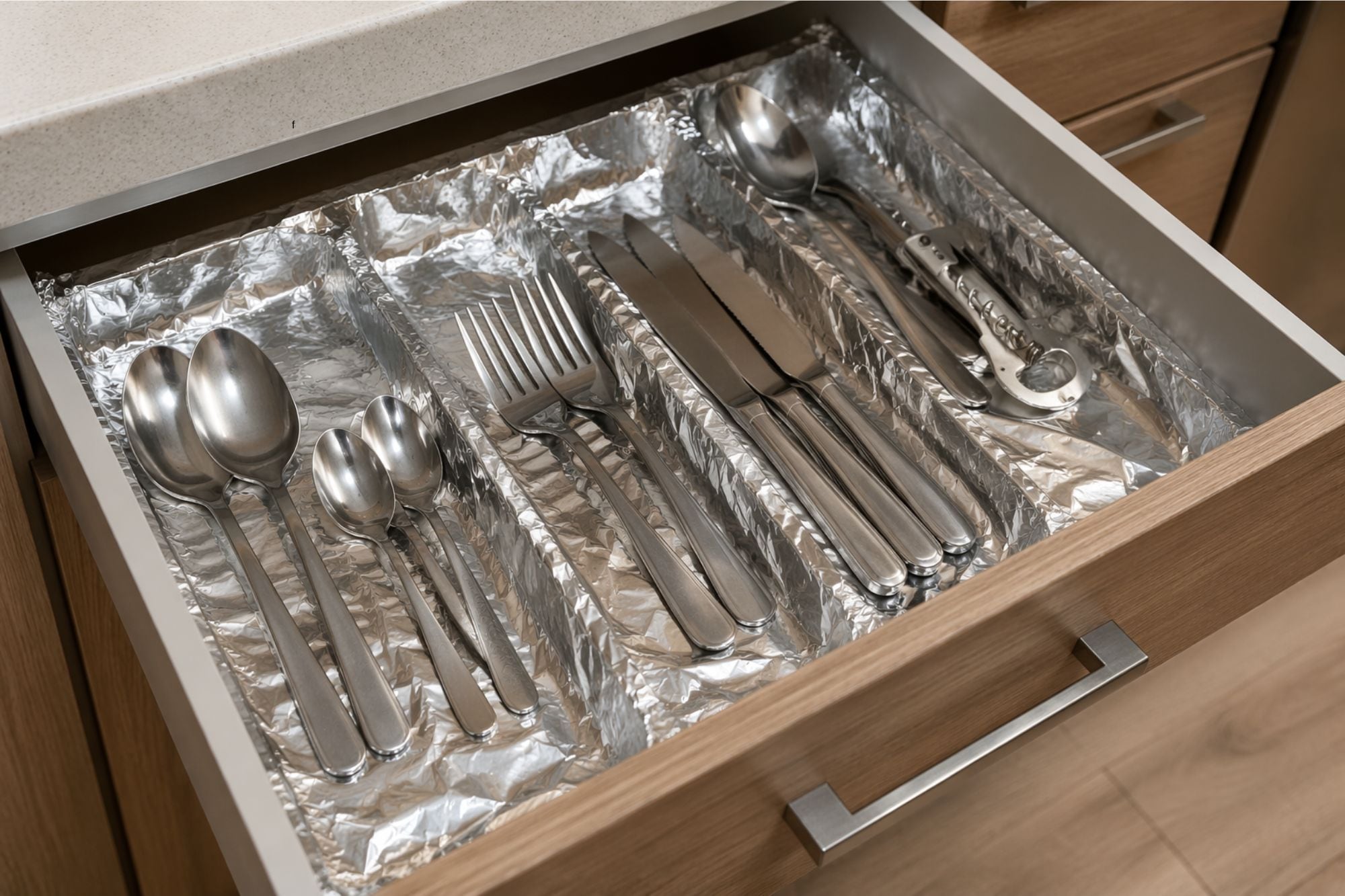 Cocinas Impecables: El Truco del Papel de Aluminio