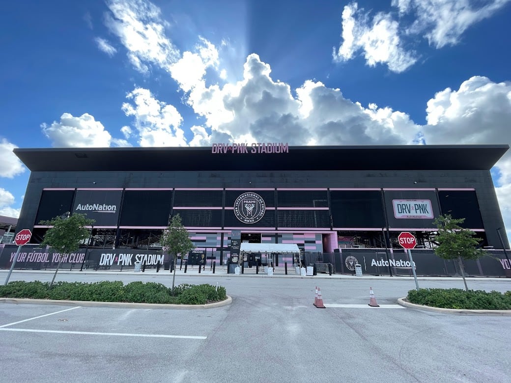 Otro de los sectores exteriores al estadio de Inter Miami