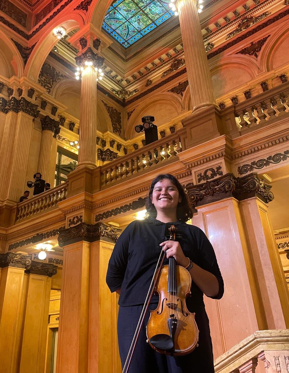 Karen Lobos tiene 24 años; ingresó al proyecto cuando tenía 17 años y vivía en el Barrio 31 de Retiro