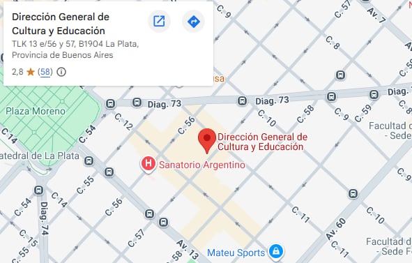 El edificio se encuentra en pleno centro platense