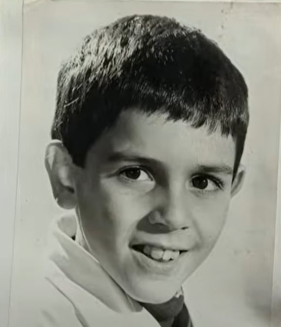 Una imagen de la infancia de Diego Fernández Lima