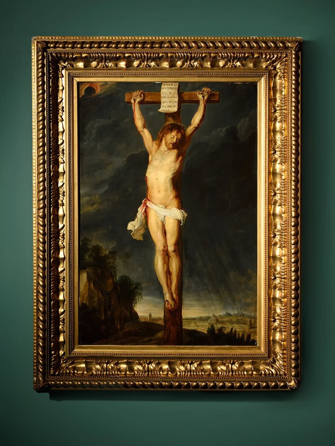 La obra Cristo en la cruz fue encontrada en septiembre de 2024 por un perito subastador