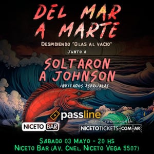 DEL MAR A MARTE despide OLAS AL VACÍO