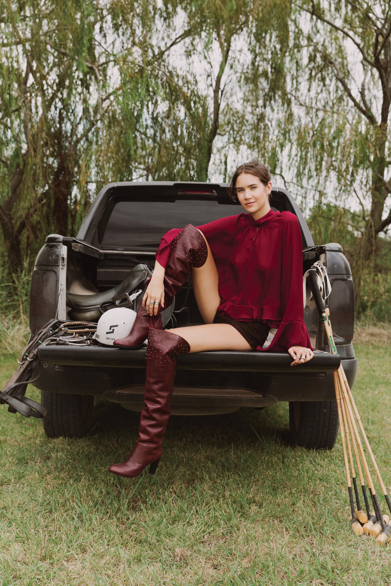 “Cuando tenía todo armado para volver a París y a Milán surgió una posibilidad de instalarme en Londres. ¡Enseguida dije que sí! Él vivía en Ascot, a una hora