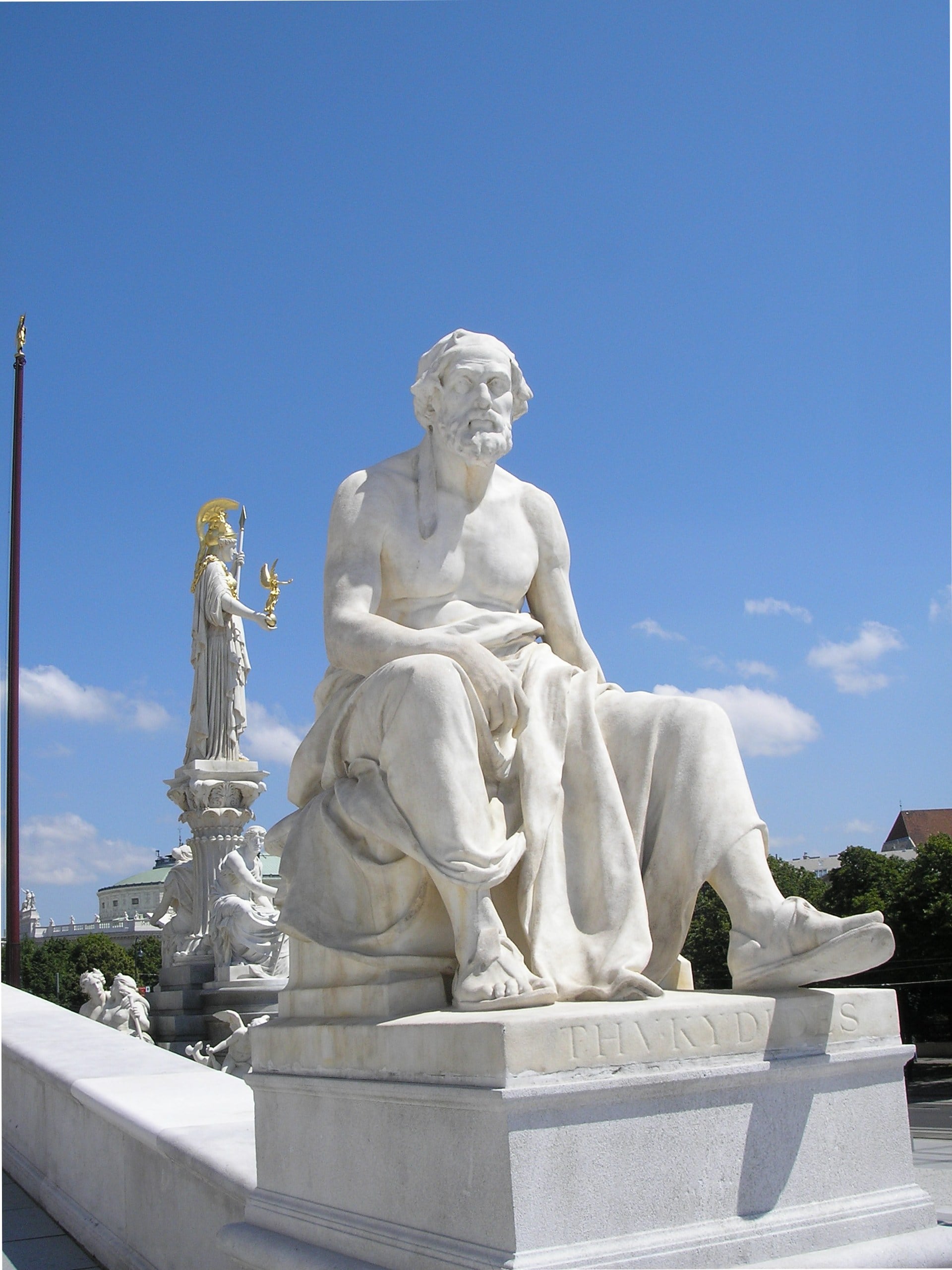Una escultura de Tucídides