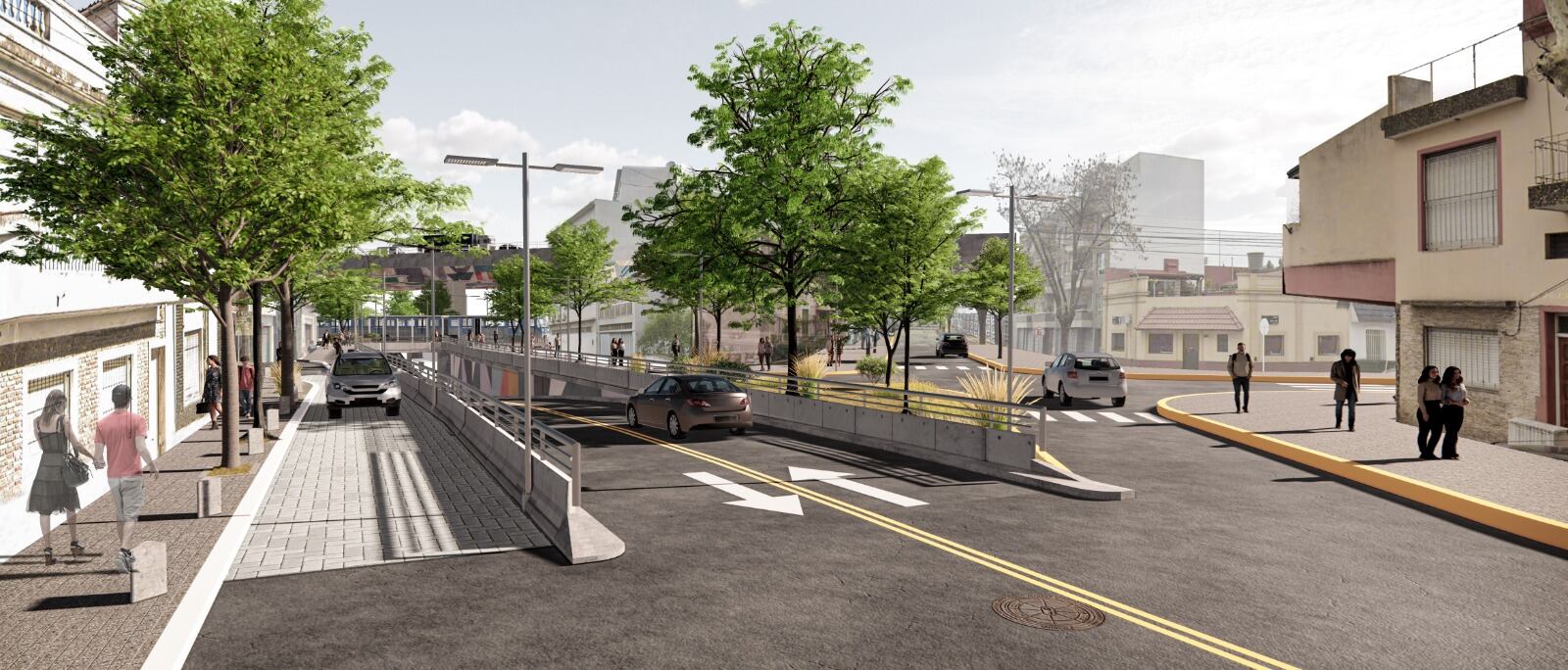 El túnel será doble mano, con un carril de circulación en cada sentido con una altura que permitirá el paso de tránsito liviano y pesado