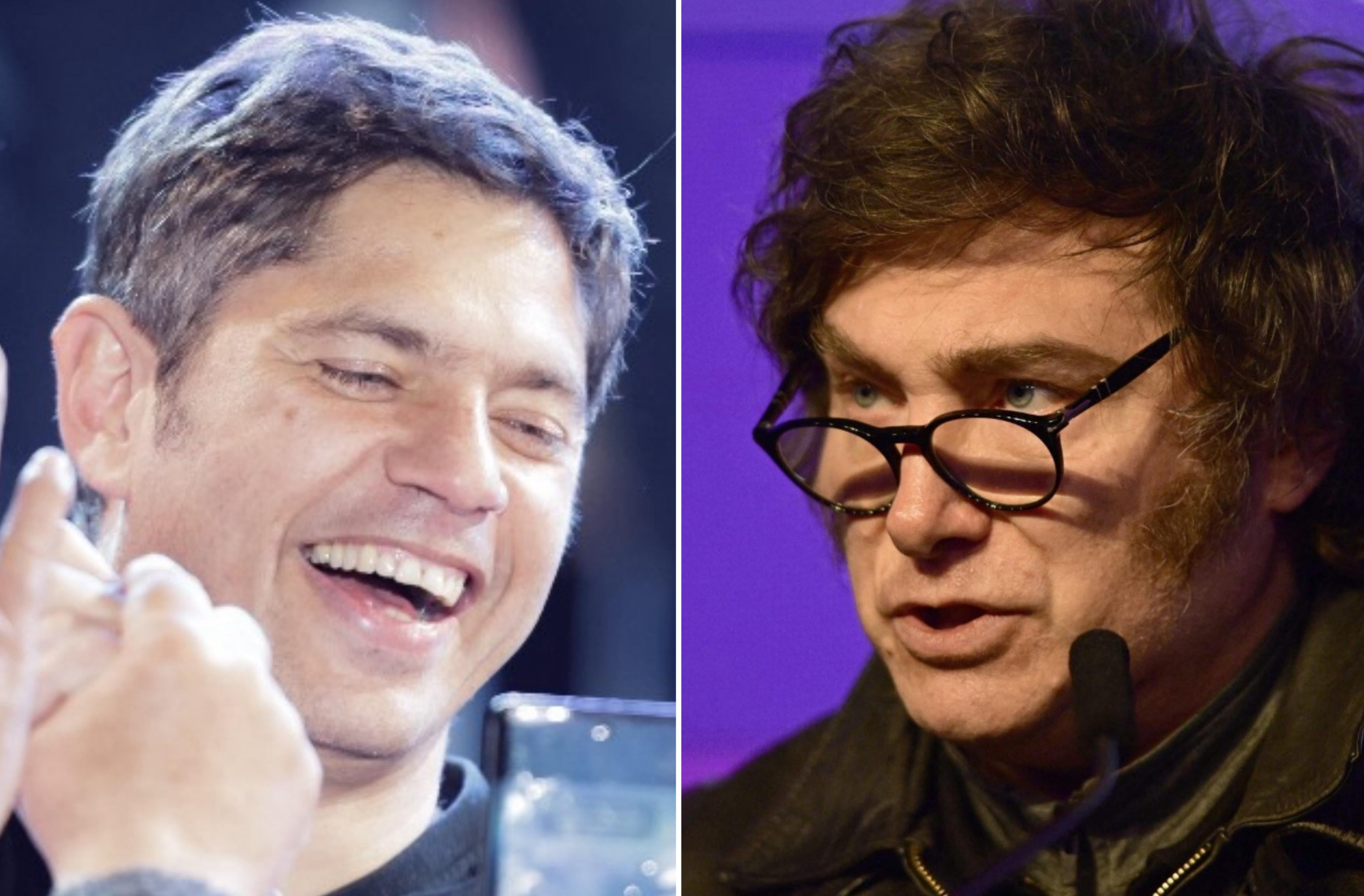 Axel Kicillof y Javier Milei son los ejemplos perfectos de dos rumbos antagónicos. Todo lo que uno piensa va a contramano de lo que cree el otro