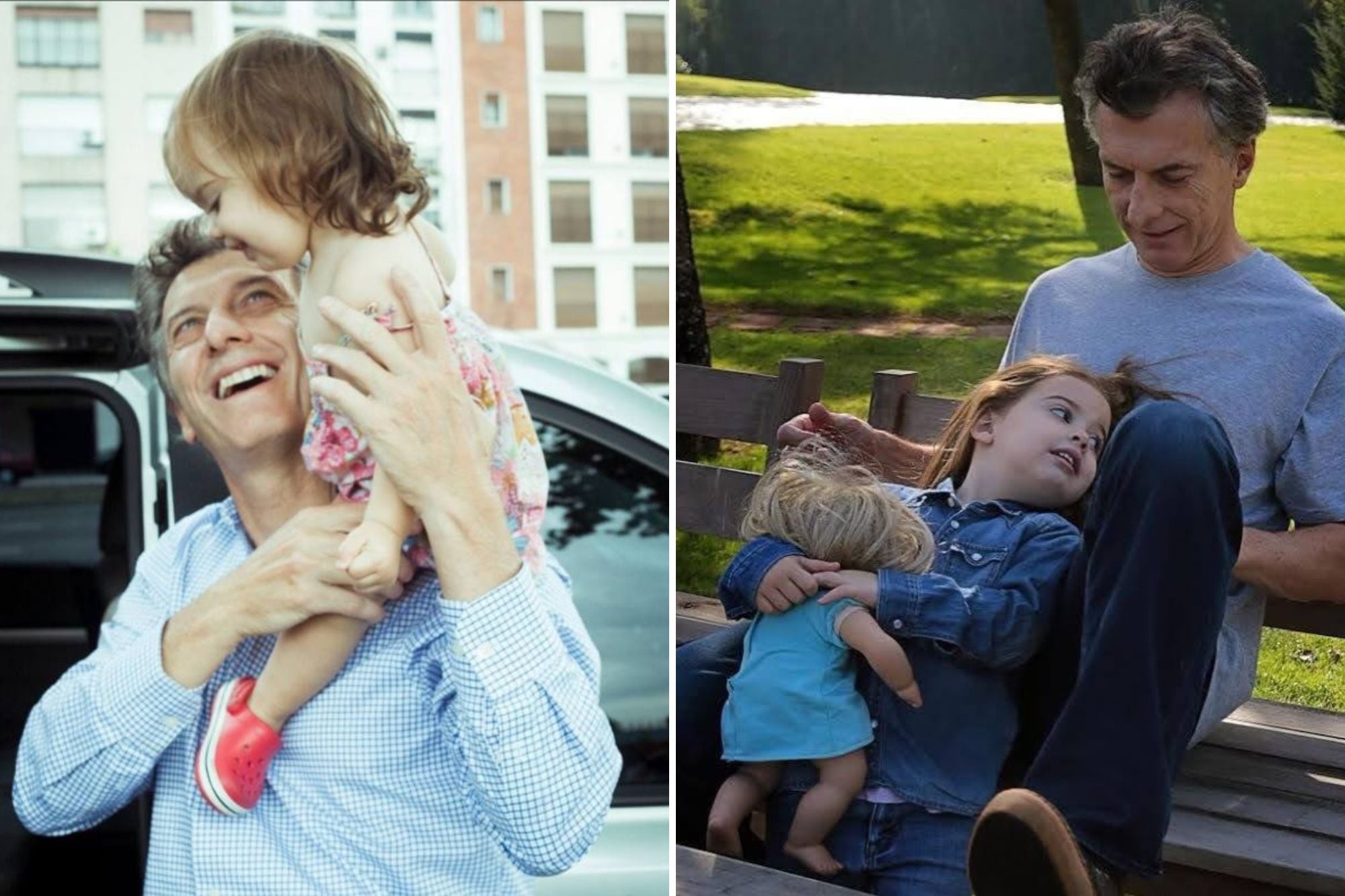 Las imágenes elegidas por Mauricio Macri no incluyen a su exesposa Juliana Awada