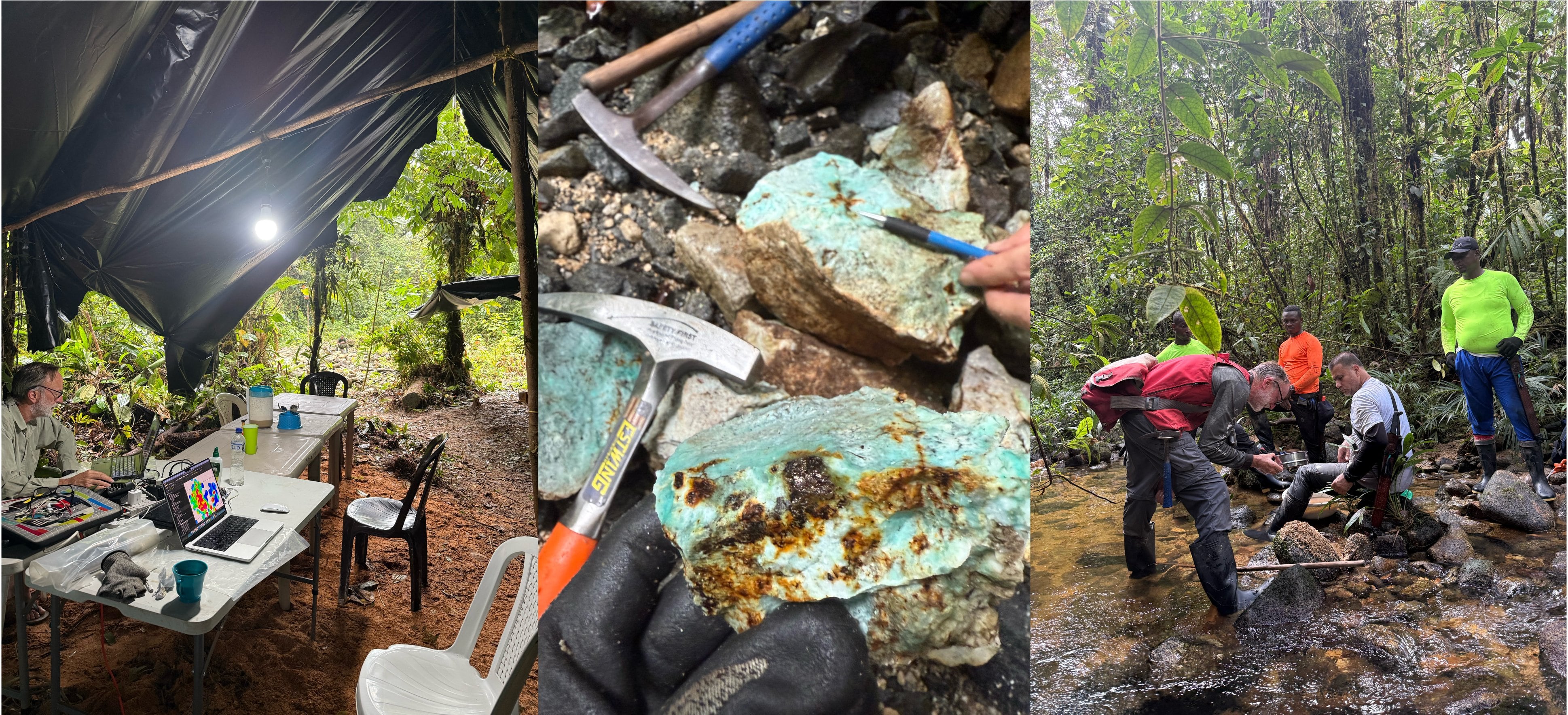Andina Copper ha publicado en sus redes sociales fotografías de sus actividades exploratorias en el territorio