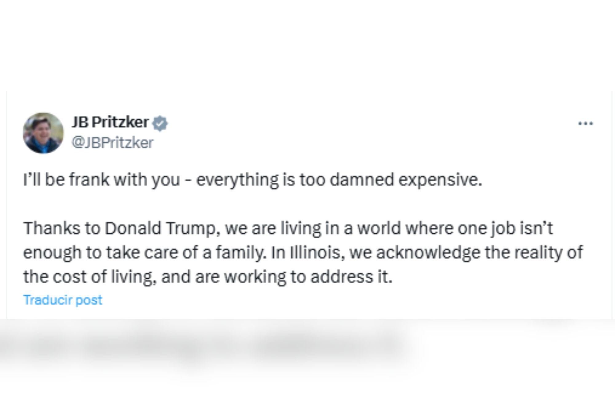 El comunicado del líder estatal sobre la situación de los precios en EE.UU.