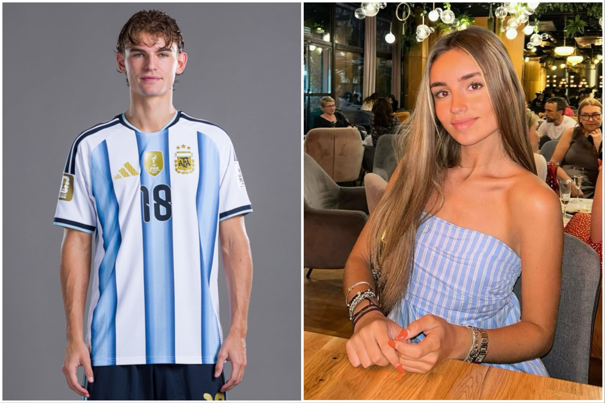 Nico Paz y Emma Ramírez