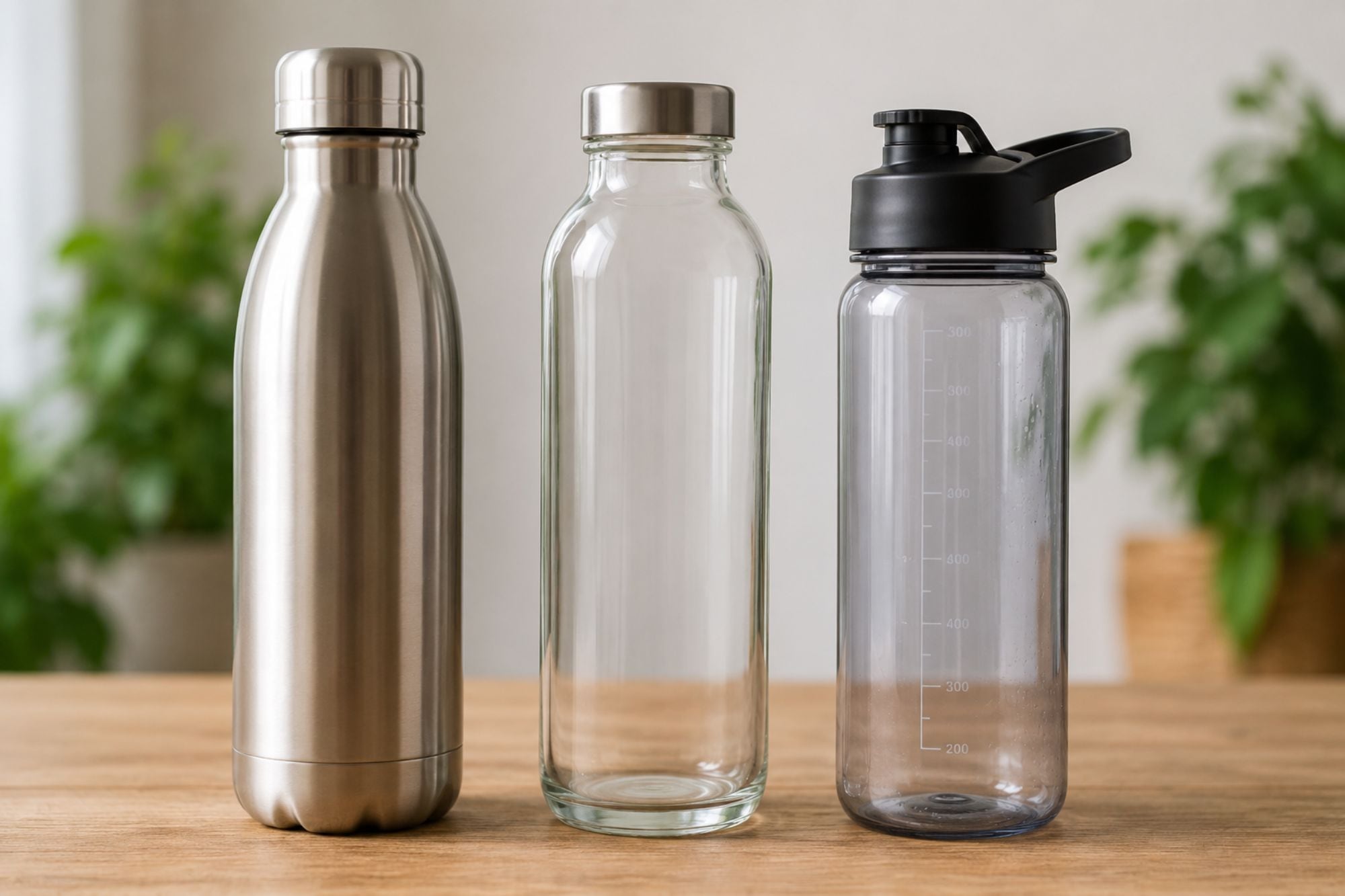 Metal, vidrio o plástico: qué botella de agua es mejor para usar todos los días