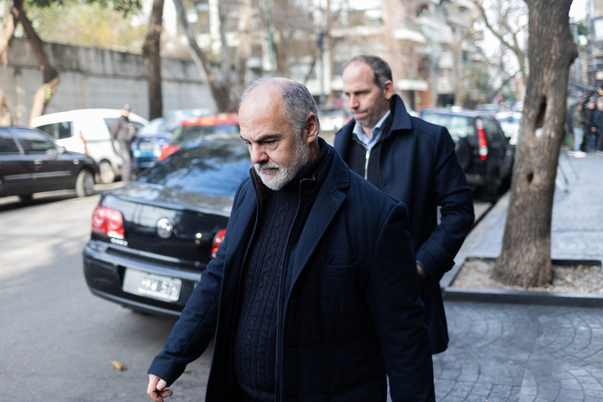 El fiscal Sergio Mola, tras el allanamiento en el departamento de Jésica Cirio