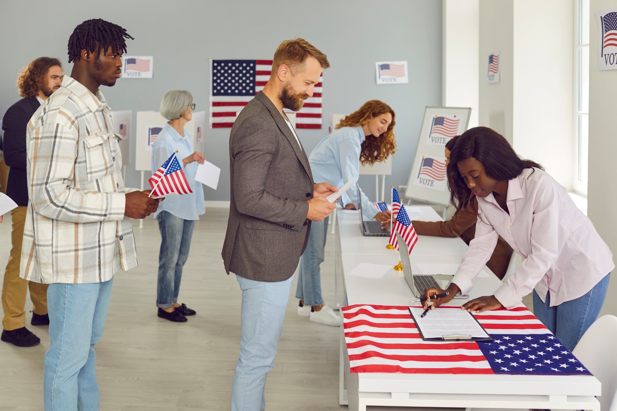 Toda persona registrada para votar en Nueva Jersey puede emitir su voto en las elecciones generales, ya sean presidenciales, estatales o locales