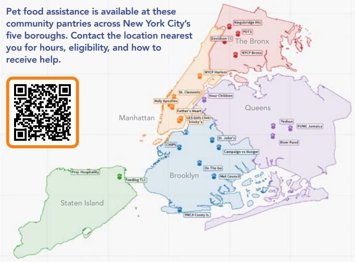 El Departamento de Servicios Sociales de Nueva York publicó un mapa con las direcciones y los números telefónicos de los establecimientos participantes