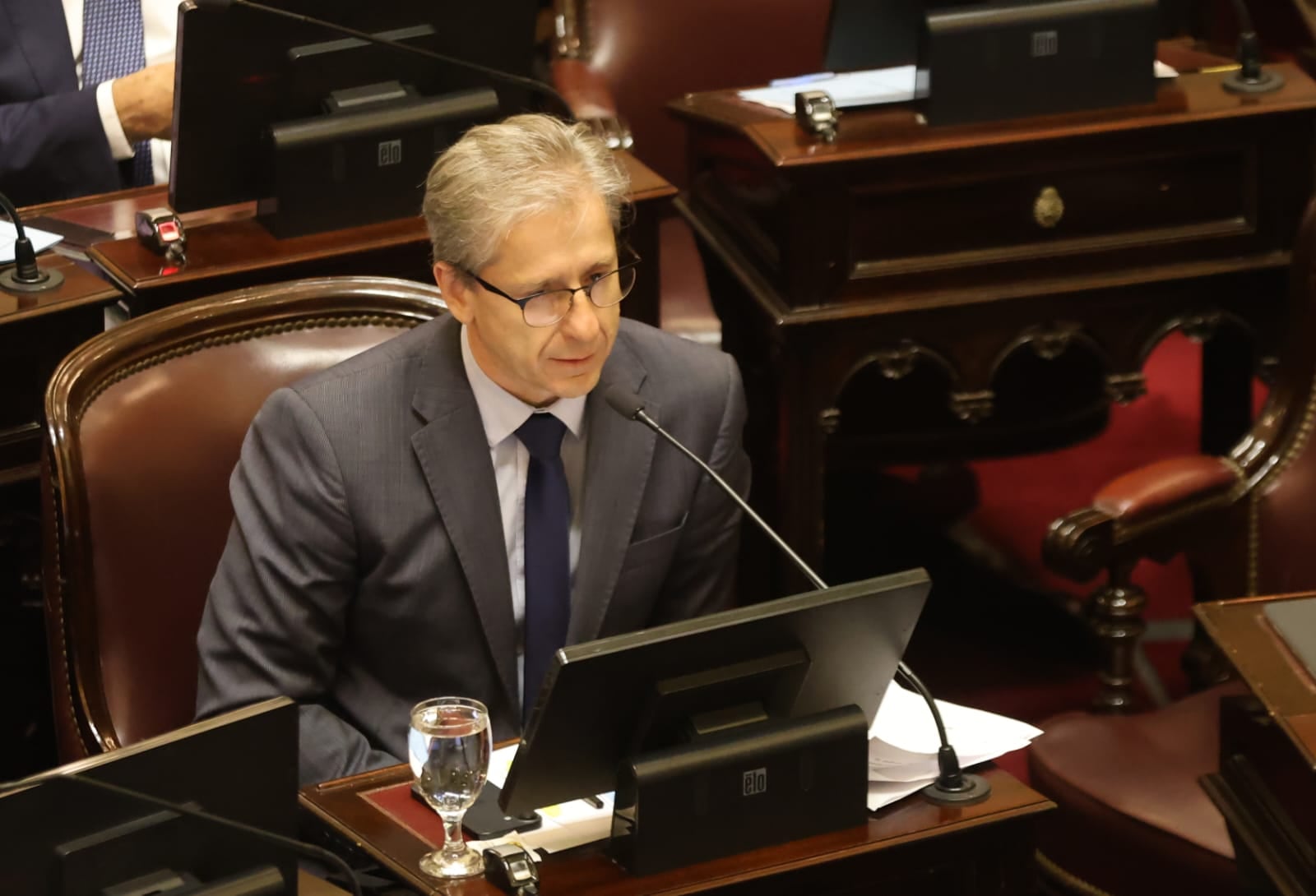 El senador Eduardo Vischi