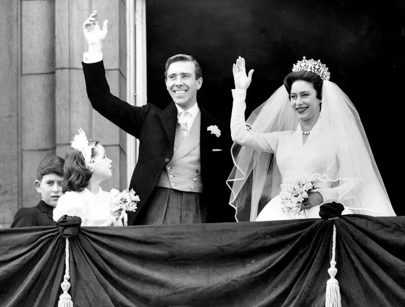 La princesa Margarita se casó con Antony Armstrong-Jones en1960, pero la pareja se divorció 18 años después