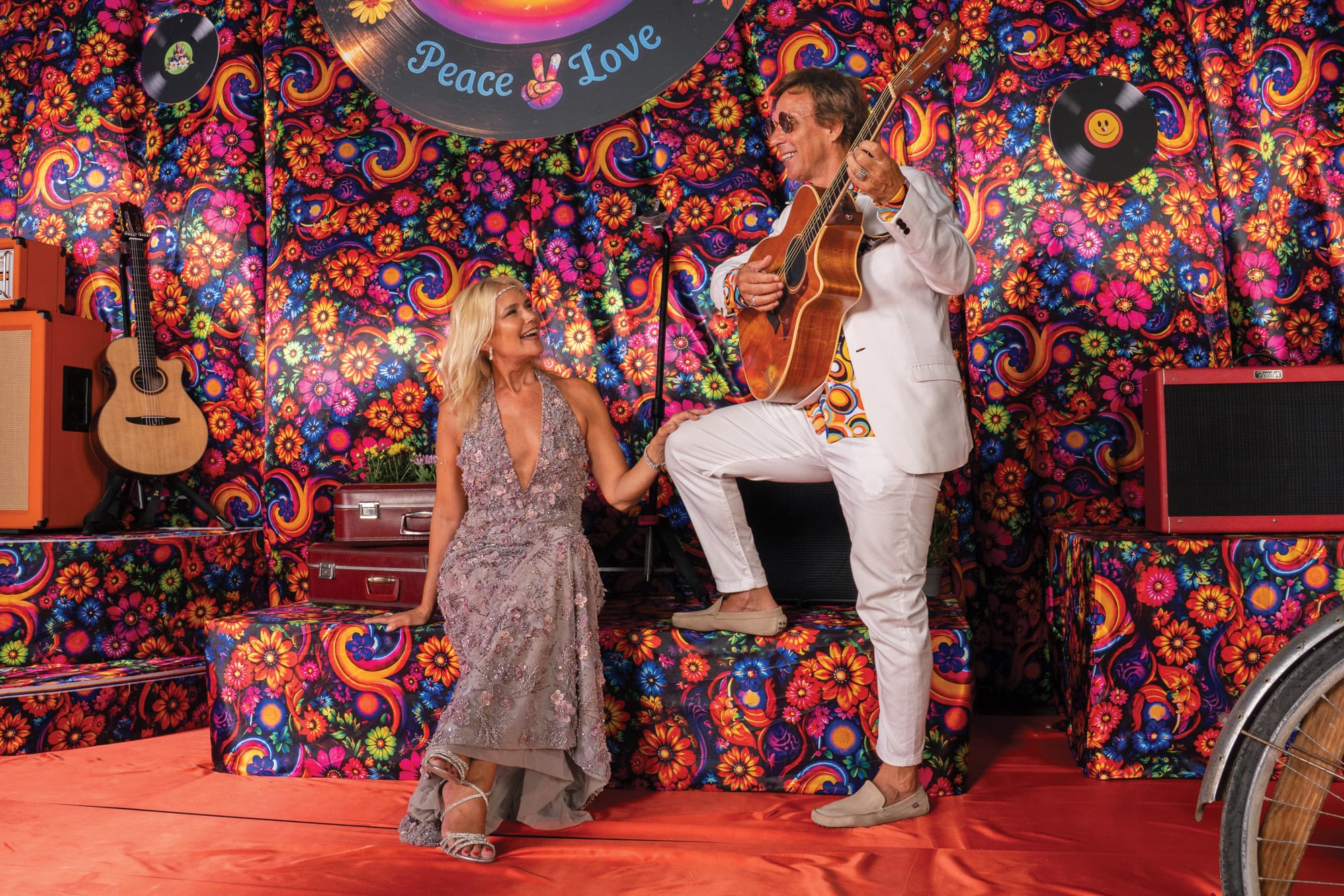 Valeria Mazza y Alejandro Gravier, infaltables no sólo en la gala (ella la conduce desde hace catorce años), sino de todas las noches del Festival musical Starlite