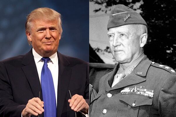 Donald Trump y George Patton