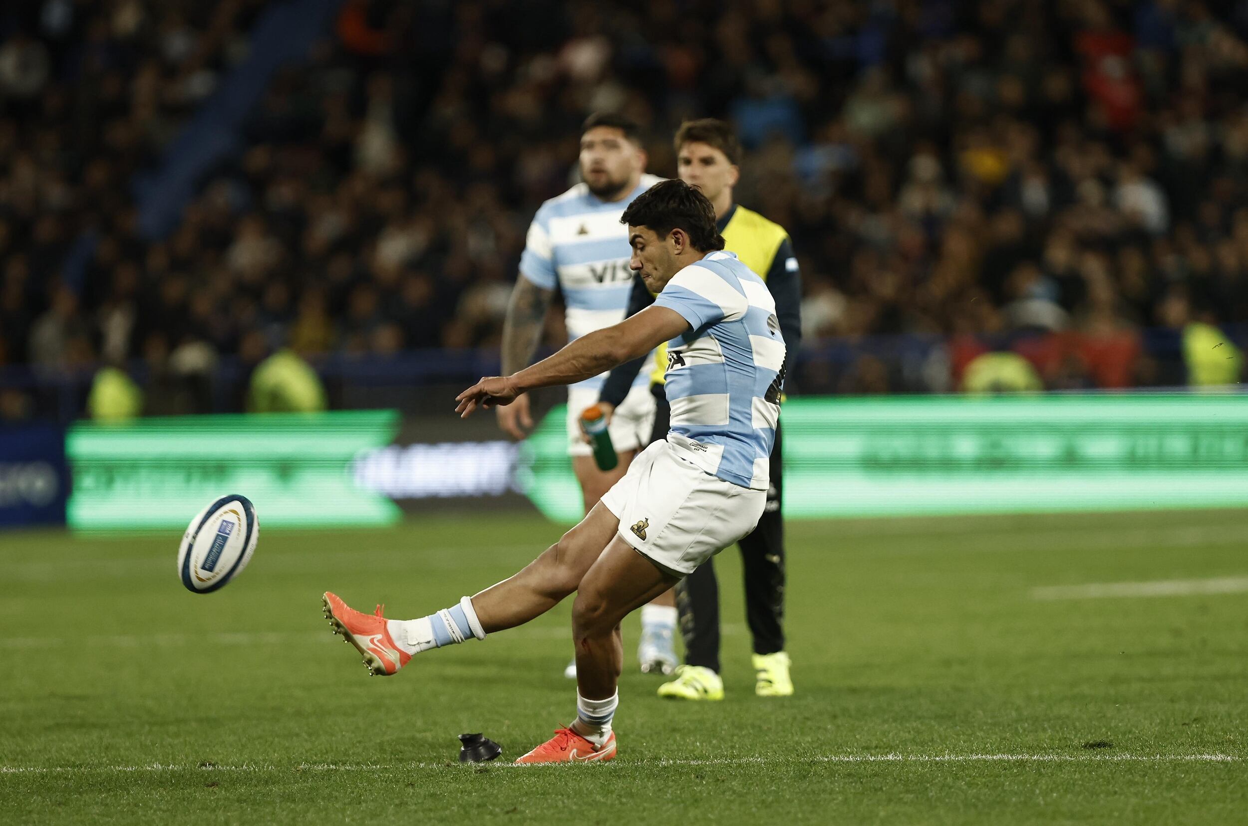 Santiago Carreras fue infalible en la búsqueda de los palos: convirtió los cinco intentos