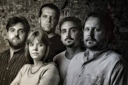 Alejandro Tantanian, Ana Alvarado, Emilio García Wehbi y Daniel Veronese, en la década de 1990