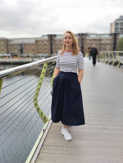 A Alicia, algunas áreas de Canary Wharf le recuerdan a Puerto Madero.