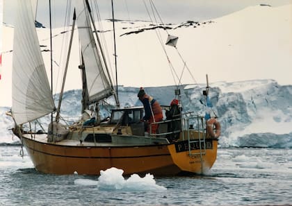 Inspirado en un diseño holandés, el Pequod fue construido en tres años por el propio Álvarez Forn.