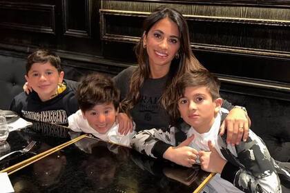 A diario Antonela Roccuzzo comparte en sus redes diferentes momentos en los que experimenta salidas con sus tres hijos mientras Lionel Messi lleva a cabo sus responsabilidades en el PSG