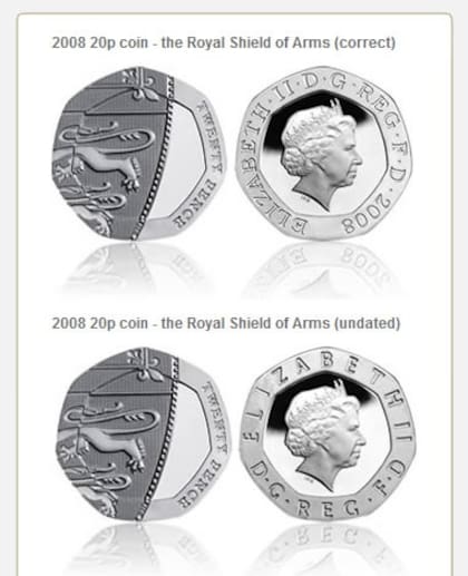 A diferencia de los demás ejemplares, esta no contaba con la fecha de acuñación