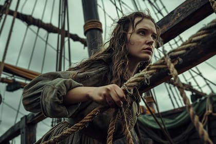 A diferencia de los hombres piratas, no existen retratos de Grace