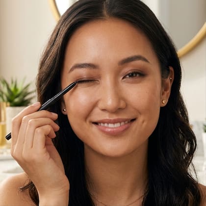 A diferencia del delineado tradicional, esta técnica define desde la raíz de las pestañas. Genera volumen sin recargar el párpado (Foto: IA)