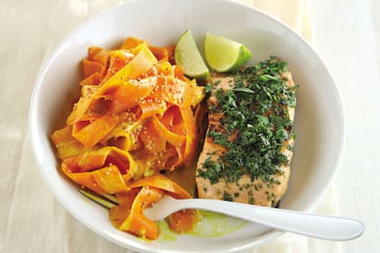 A esta receta le podés agregar puerros o cebolla. Las zanahorias no deben quedar demasiado cocidas; tienen que estar tiernas, pero firmes.