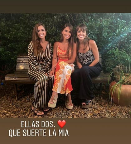 A fin de año, Antonela subió una foto con sus dos hermanas