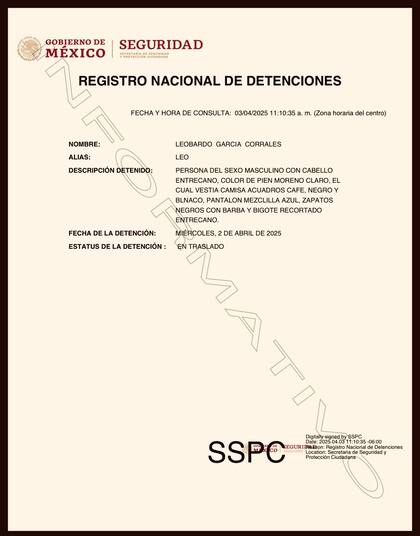 A finales de 2022, se vinculó a “El Leo” con la negociación para adquirir cientos de rifles automáticos y granadas; en ellas, usaría fentanilo como forma de pago