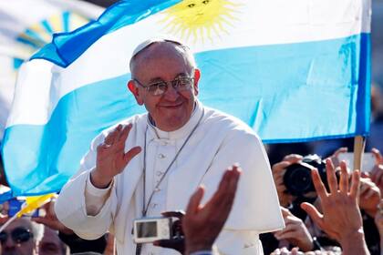 A Francisco se lo vio muy distendido en su ceremonia de inicio del papado
