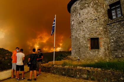 Grecia fue uno de los países que más sufrieron los incendios